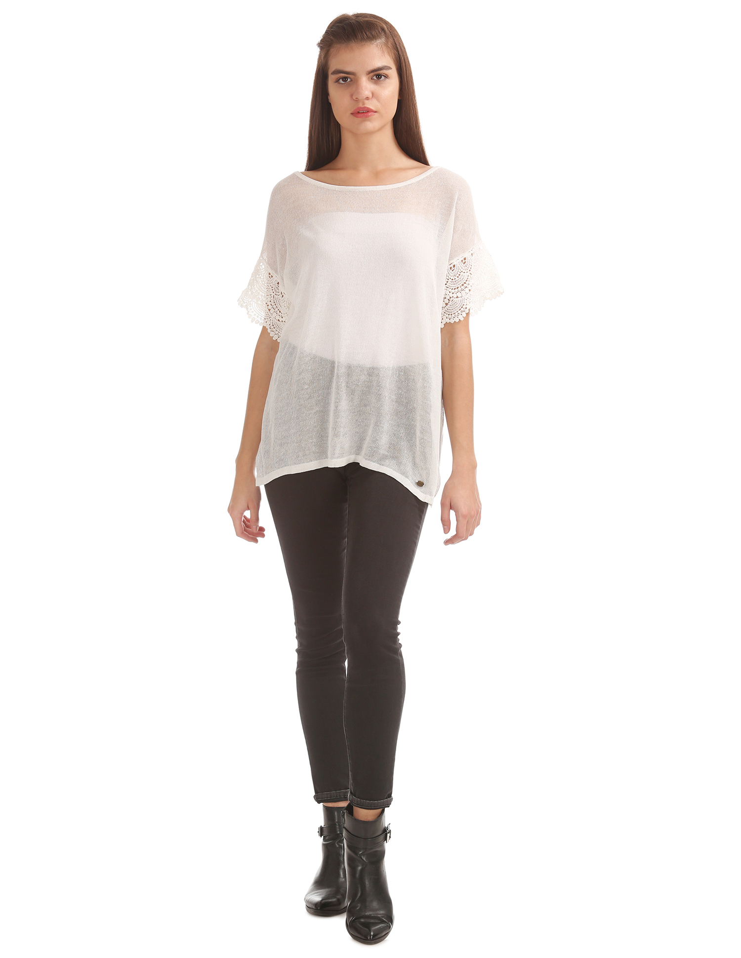 U.S. Polo Assn. Women Casual Wear Solid Top